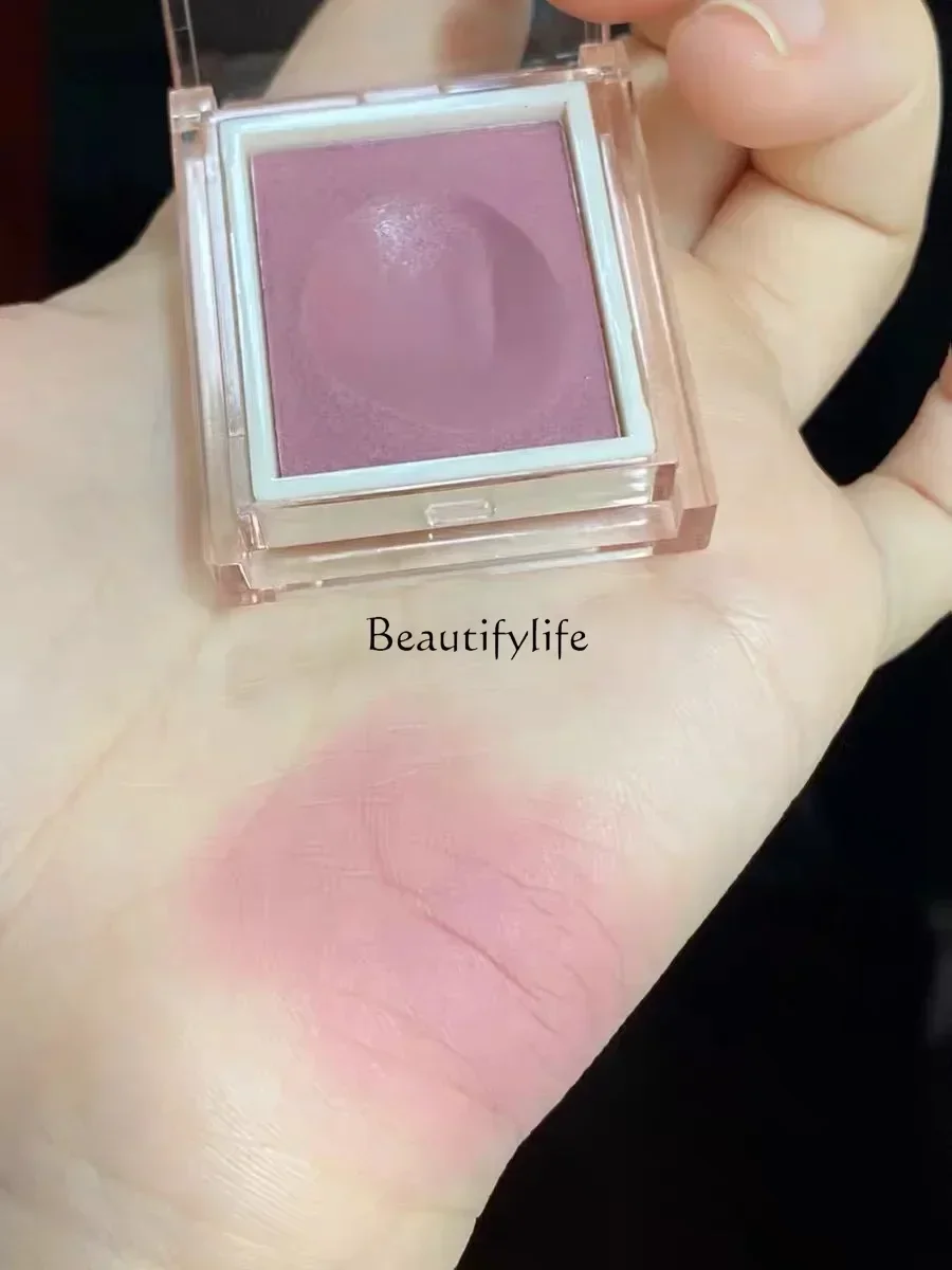 Крутые дымчатые серые розовые тени для век Крем-Мусс Румяна оливковая кожа