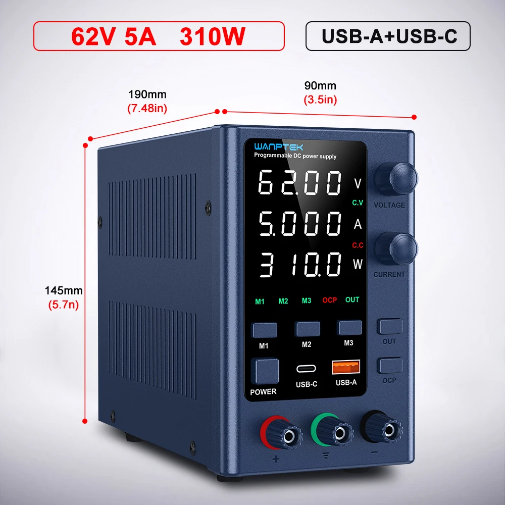 

Wanptek лабораторный источник питания постоянного тока