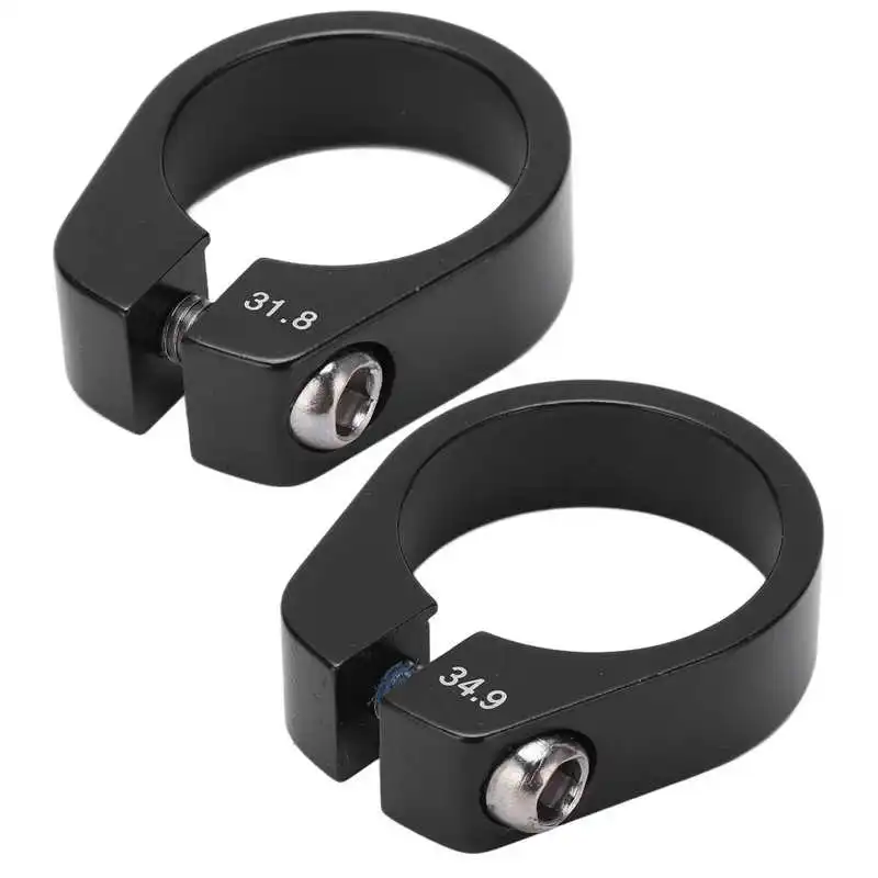 

CANSUCC Mountain Bike Seat Pipe Clamp Wear Resistant Aluminum Alloy Saddle Pipe Clip For Bike Seat Accessories