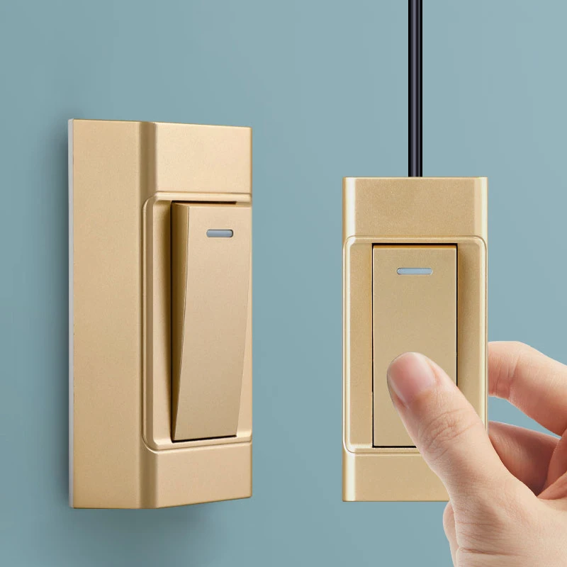 

1 комплект, 2-ходовой переключатель для поверхностного монтажа, подвесная установка, прикроватный ВКЛ./ВЫКЛ., панель управления лампой, настенный выключатель