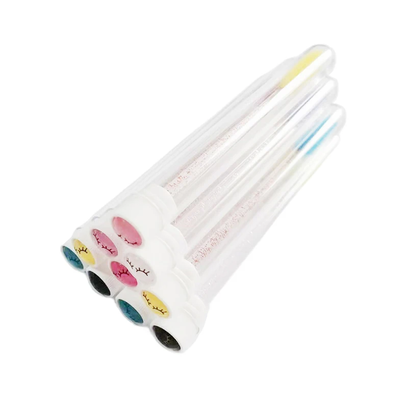 Косметическая Кисть Для Туши С Расческой. Индивидуальная Красочная