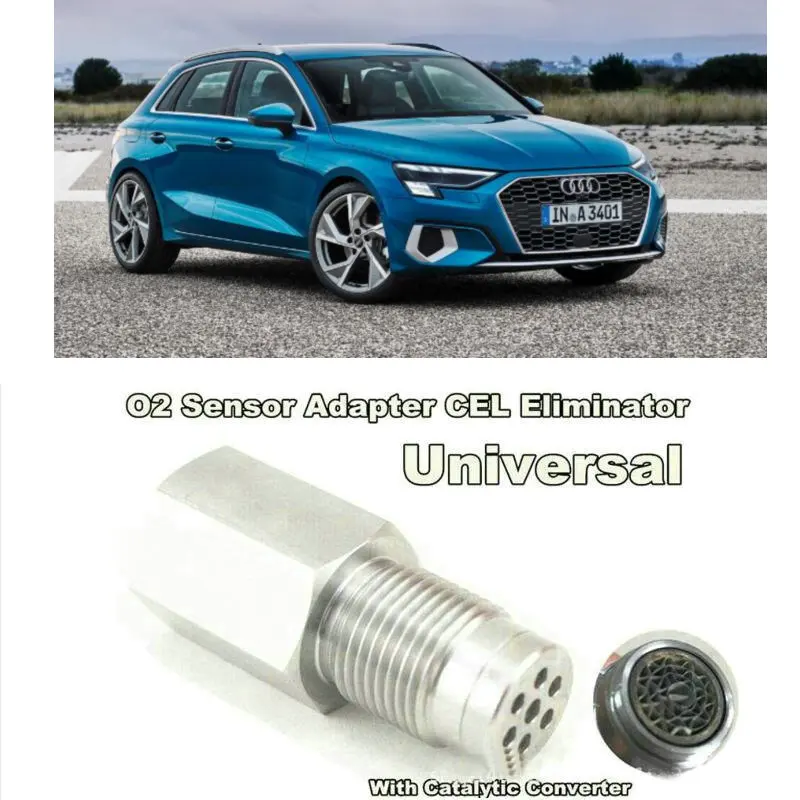 

O2 sensor adapter cel eliminator with catalytic converter For audi A1 A2 A3 A4 B9 A8 Q3 Q5 Q7 4L 4M A6 A5 A6 tt