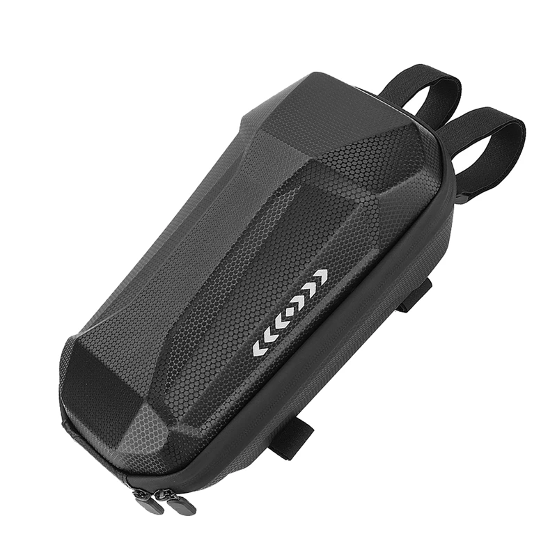

New Electric Scooter Front Bag Waterproof EVA Hard Shell Bags Reflective Handlebar Hanging Bag Storage Bag 3L