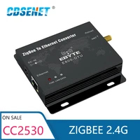 cc2530 zigbee ethernet wireless data transceiver module 27dbm tcp udp long range ad hoc network 500mw transmitter and receiver