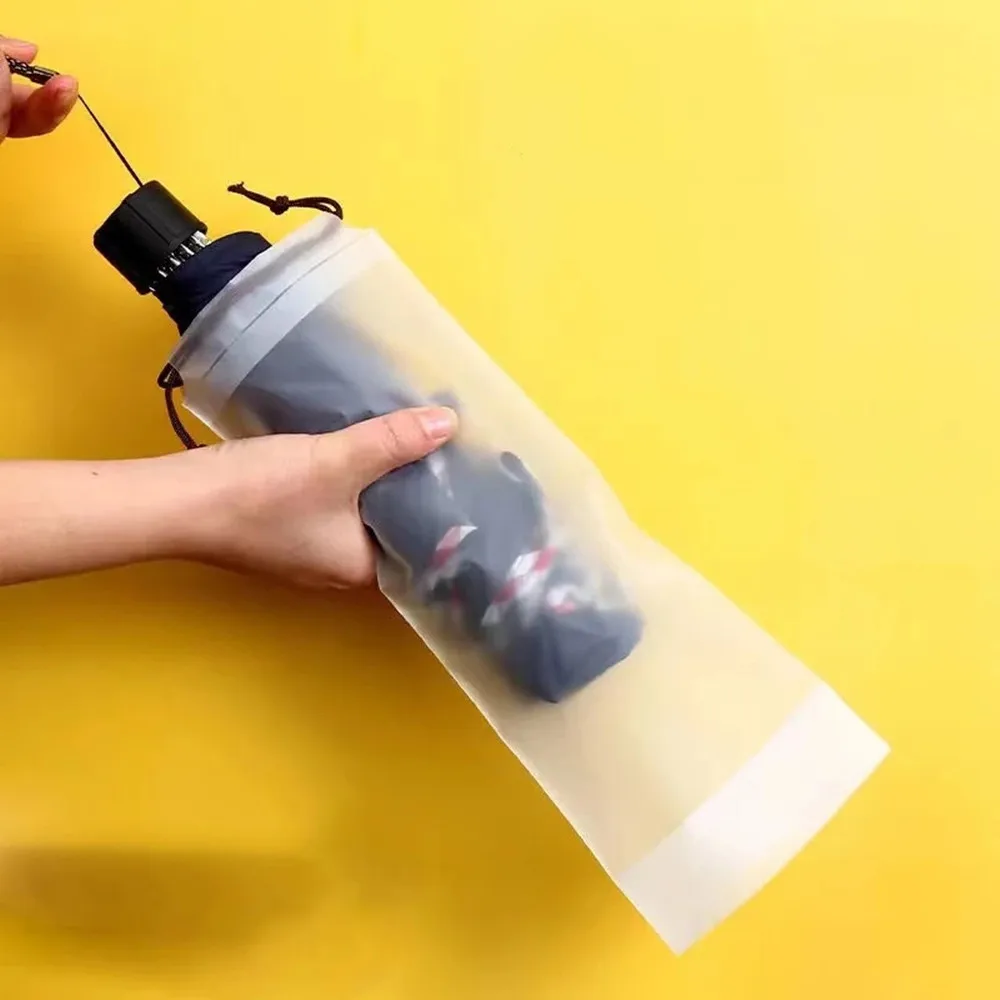 Прозрачный пластиковый пакет для хранения зонтов 1/3/5 шт