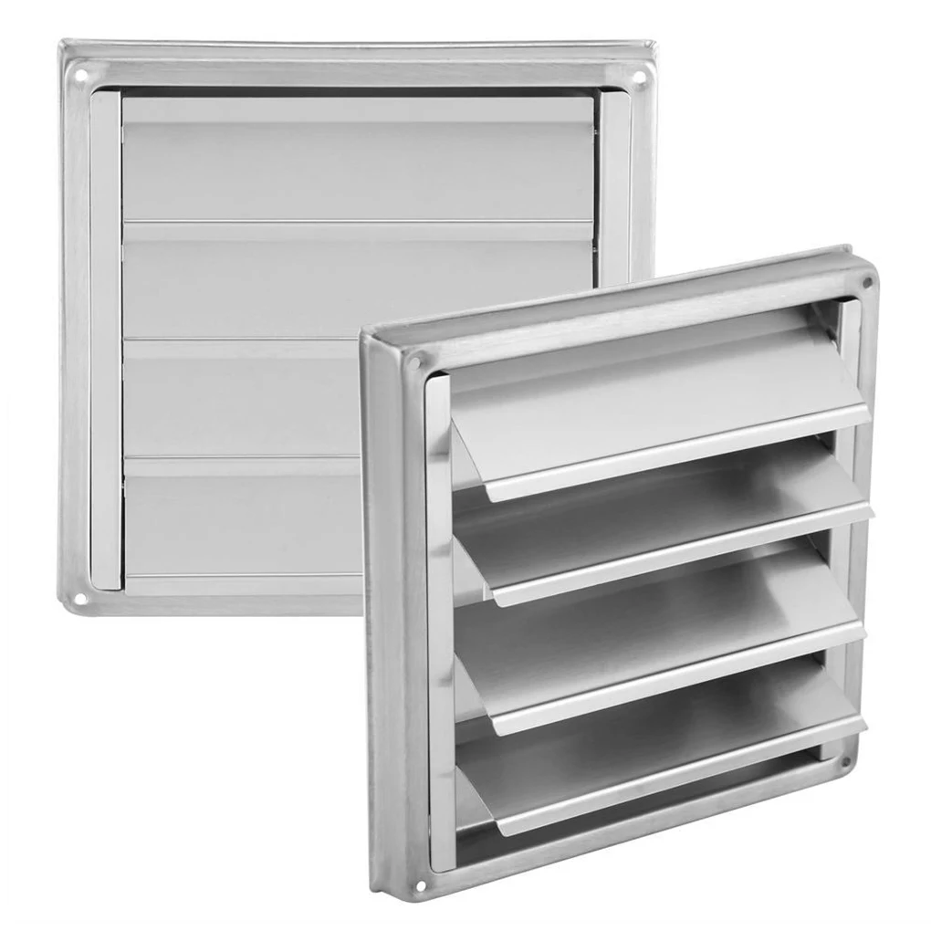

Air Vent Duct Grille Stainless Steel Wall Replacement Exhaust Ventilator