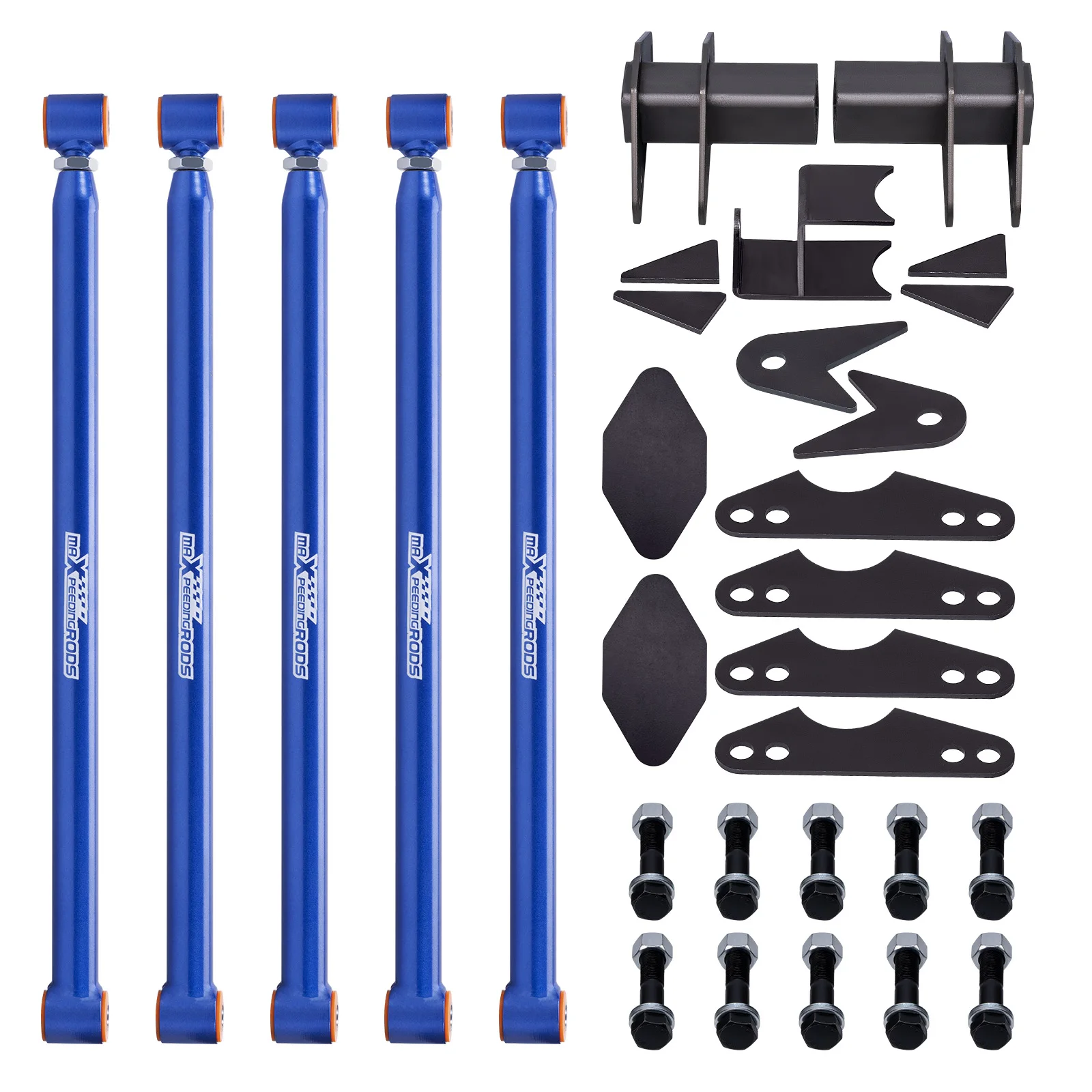 

Universal Rear Weld On Parallel 4 Link Suspension Kits with 24" bars & Mountings