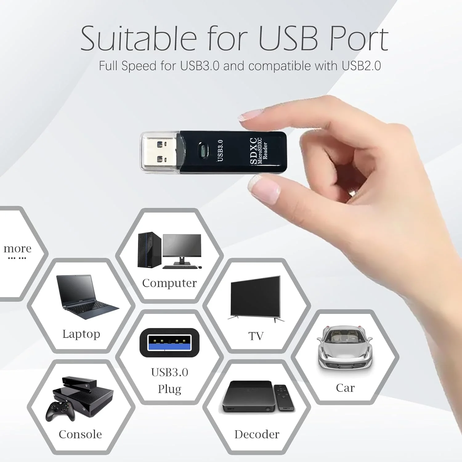 Устройство для чтения карт Micro sd USB 3 0 2 в 1