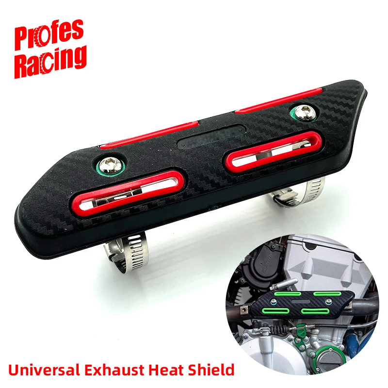 

Motorcycle Universal Exhaust Heat Shield Protection Heat Shield Protector Anti-scalding Guard cover Exhaust Silencer Tube Pipe