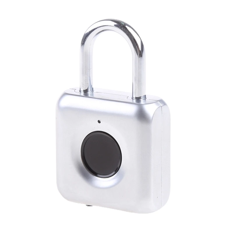 

E8BA Security Anti-Theft Fingerprint Lock Smart Padlock Quick Unlock Keyless USB Rechargeable for Bike Luggage Case Backpack