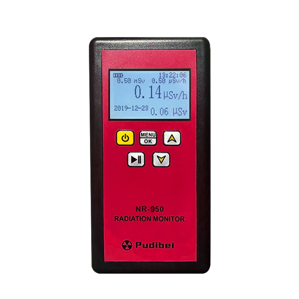 

NR-950 Handheld Portable Nuclear Radiation Detector LCD Display Household Radioactive Tester Geiger Counter β Y X-ray Detection