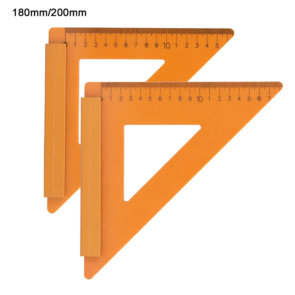 

Triangle Ruler 90 Degree Angle Square Ruler Phenolic Resin Woodworking Carpenter Measuring Tool Teaching Ruler Angle Protractor