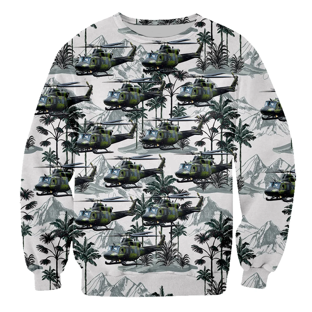 

3D Full Print Autumn Men's Fashion Military Fans Snow Mountain Beach helicopters Hoodie Zipper Pullover Casual Jacket Golf