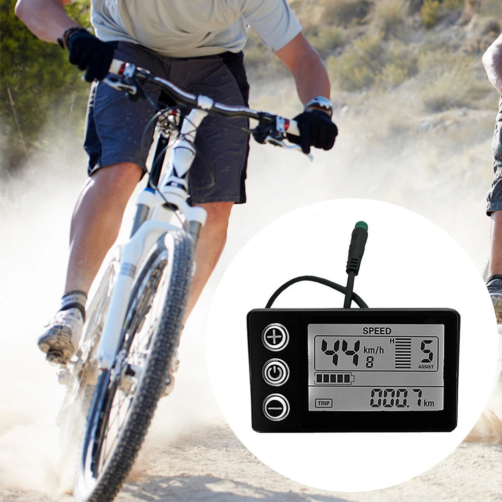

Electric Bicycle LCD Display Panel Scooter Replacement Part Conversion