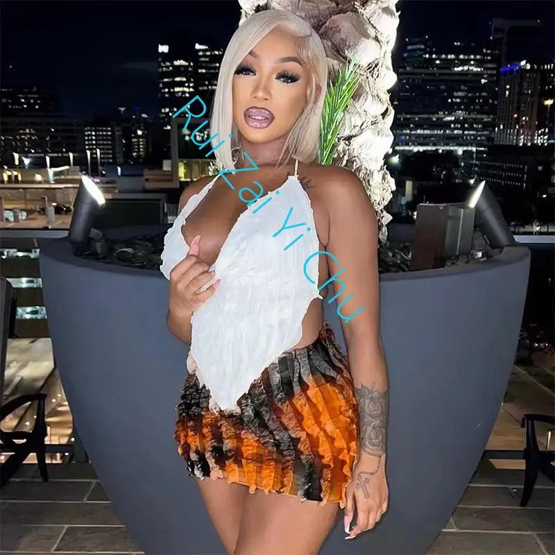 Женский Соблазнительный комплект из 2 предметов прозрачная кофта с низким