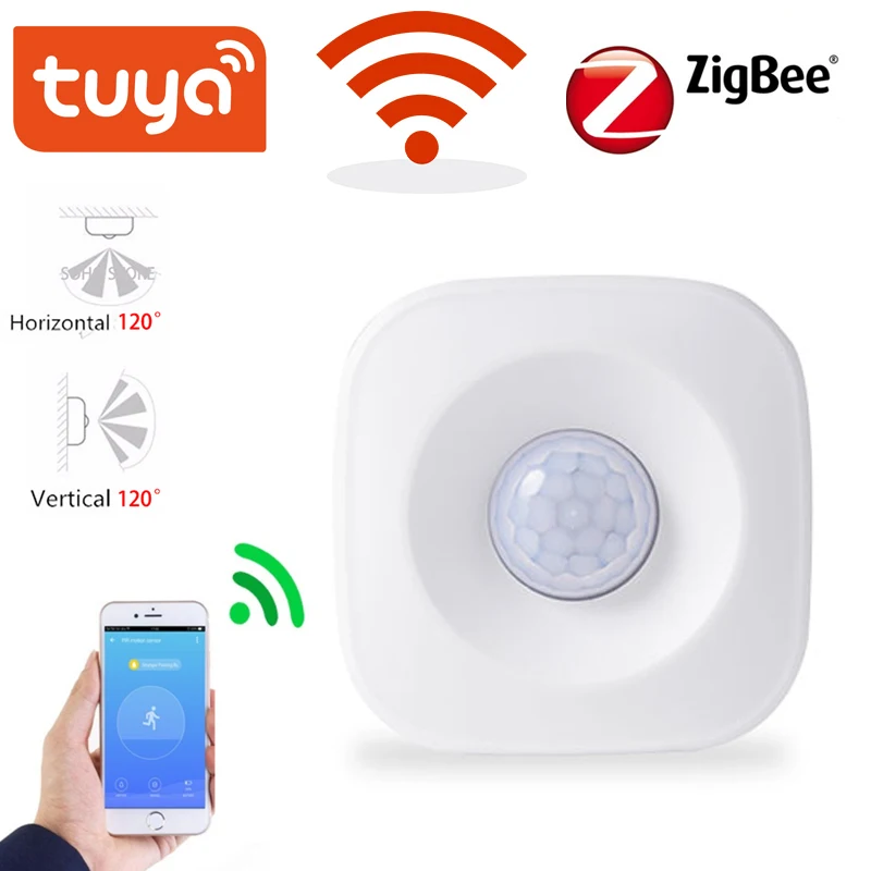 

Aubess WiFi PIR Motion Sensor Human Body Sensor Detector Home Alarm System Smart PIR Motion Sensor Tuya Smart Life With IFTTT