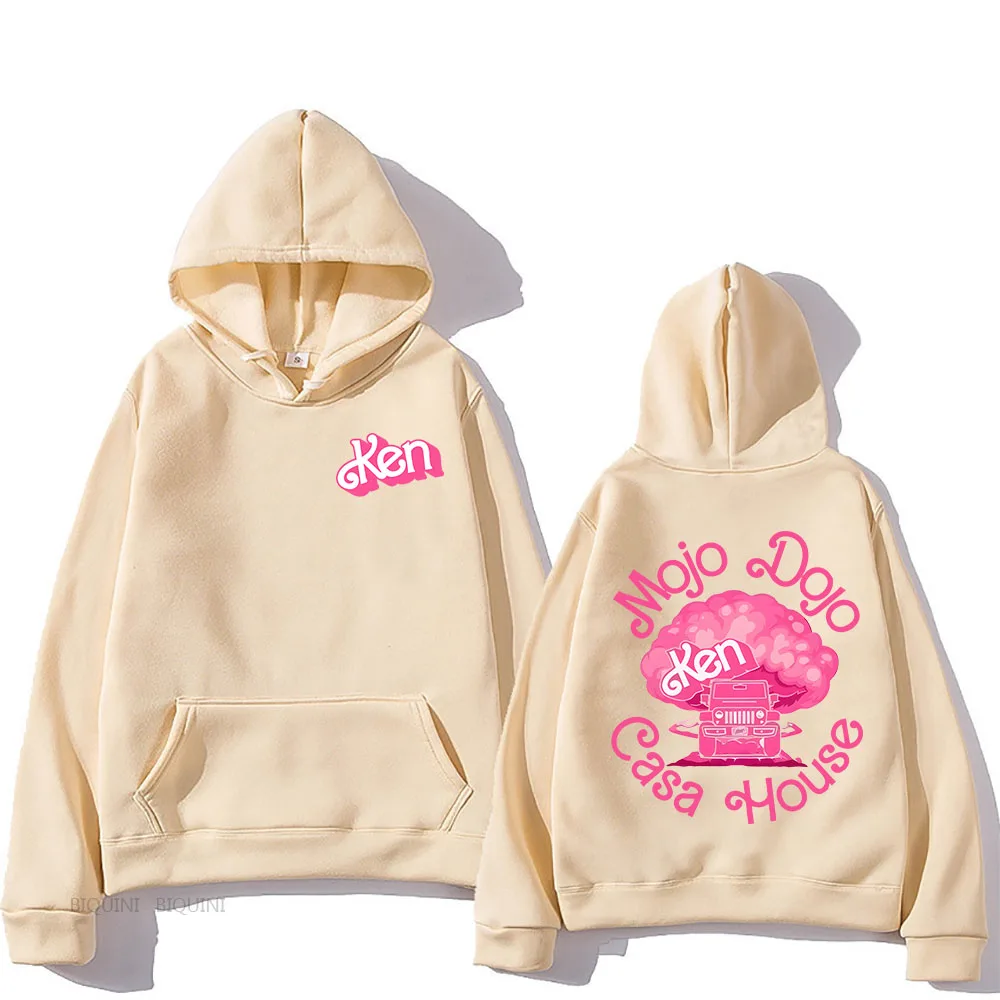 

Pink barbenheiser kpretty energi Hoodies Ken Mojo Docker rumah Sweatshirt Kawaii kartun grafis cetak pullover untuk pria