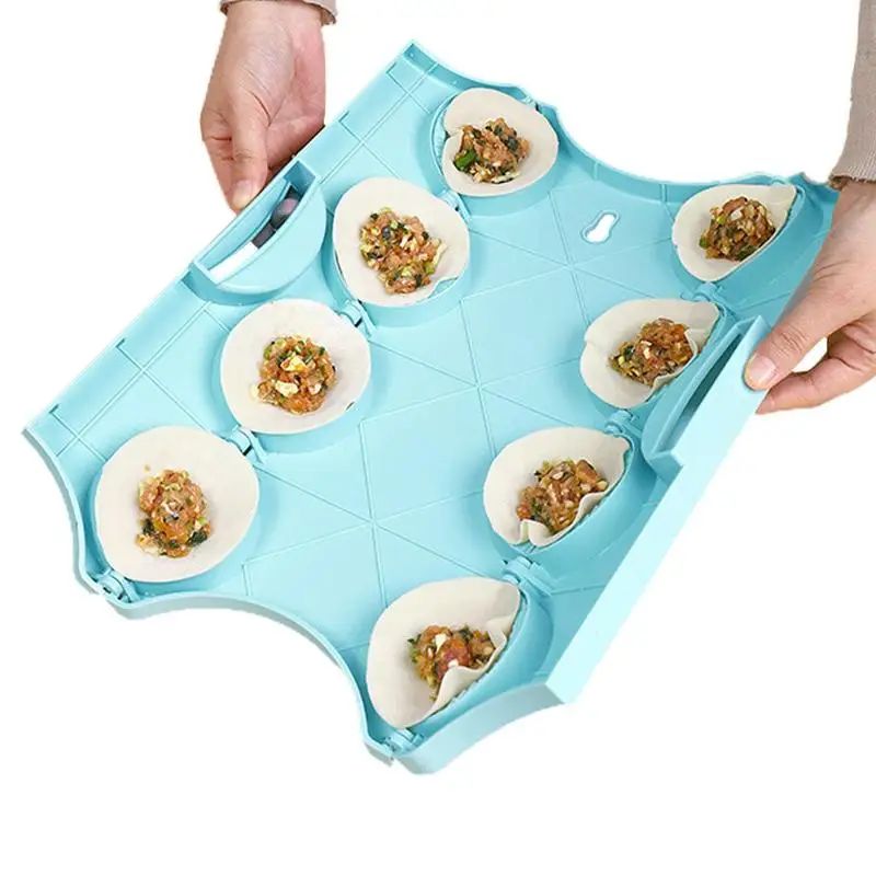

Kitchen Dumpling Maker Manual Pastry Wonton Pie Press Maker With 8 Compartments Dough Pastry Ravioli Wrapper Molds For Home