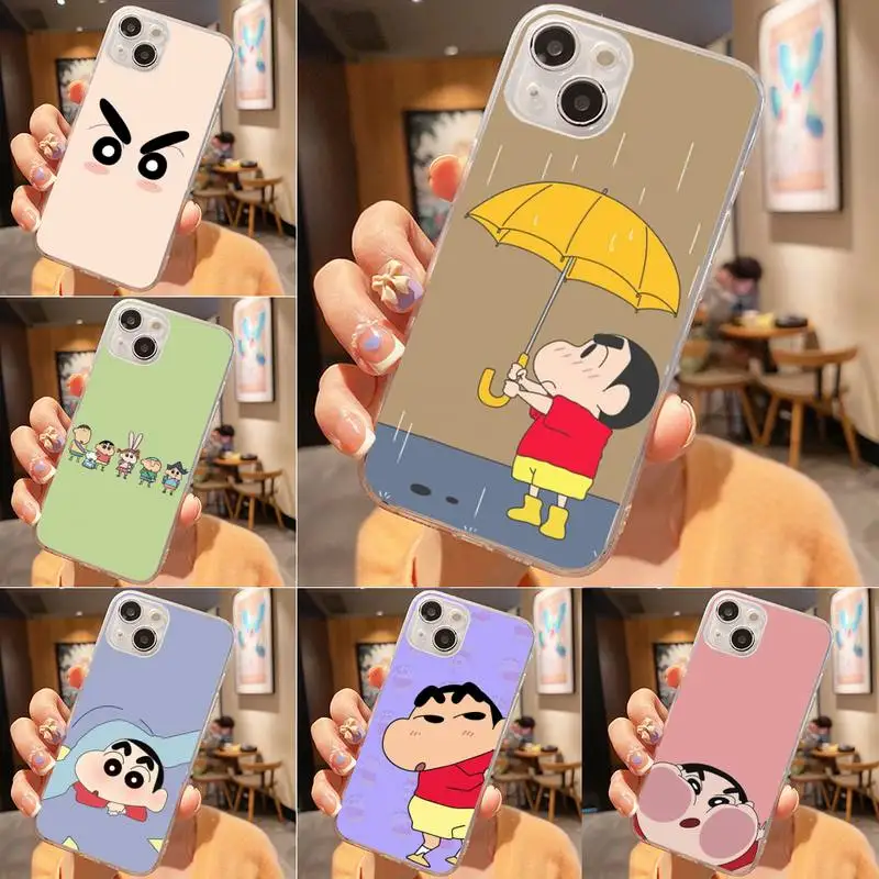 

Crayon Shinchan Phone Case For Iphone 7 8 Plus X Xr Xs 11 12 13 Se2020 Mini Mobile Iphones 14 Promax Case