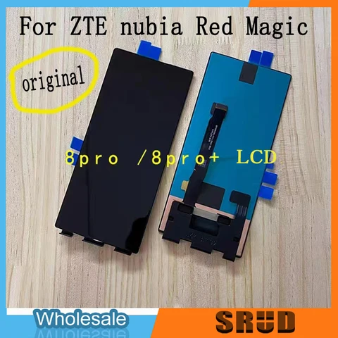 6,8 "новый оригинальный Amoled для ZTE nubia Red Magic 8 Pro / 8Pro Plus ЖК-экран + сенсорная панель дигитайзер Запасные части