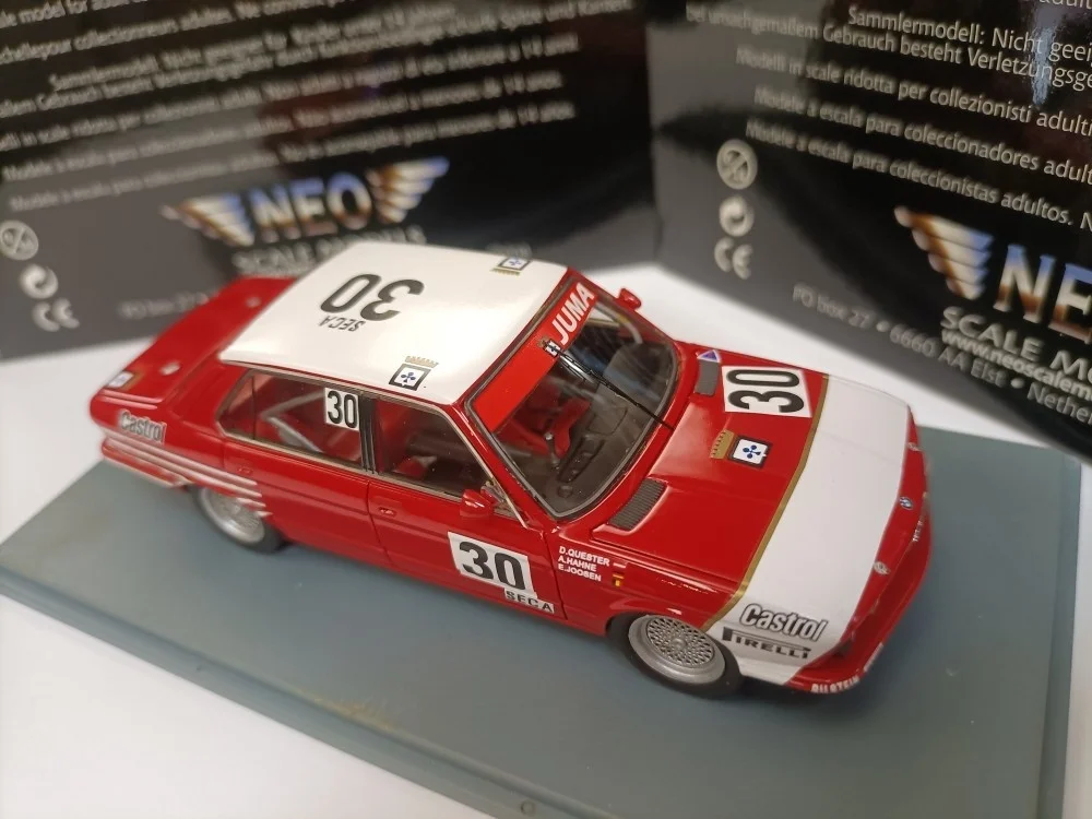 

Simulation Car 1/43 Model Neo 5 Series European Championship Rally ENNY 528i 30# Winner High-end Collection Ornament Gift