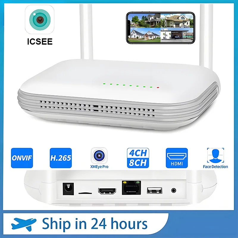 

8-канальный Wi-Fi видеорегистратор Mini NVR для IP камер