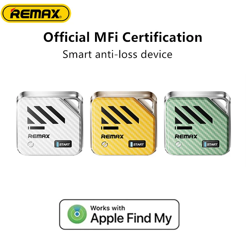 Фото REMAX Smart Global Position Tracking Finder работает для Apple Find My App Bluetooth Anti-Lost Tag Напоминание о тревоге для домашних животных/ключей №1