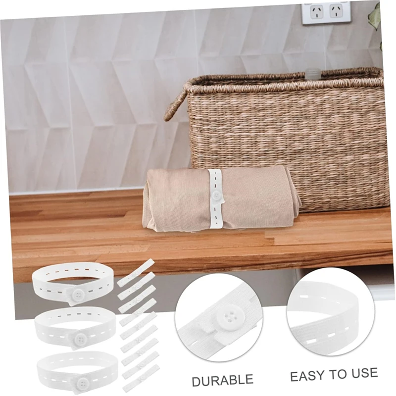 Цветная эластичная лента s 20 мм тканая с отверстиями для пуговиц