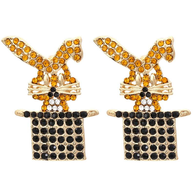 

Cartoon Funny Personality Rabbit Earrings Creative Fashion Earrings Wholesale