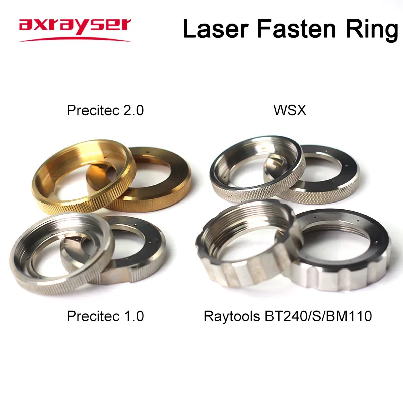 Fasten Ring Ceramic Locking Holder Laser Head Patrs 304 Stainless Steel for Precitec 2.0 Raytools BT240/S BM109 BM111 WSX Fiber enlarge