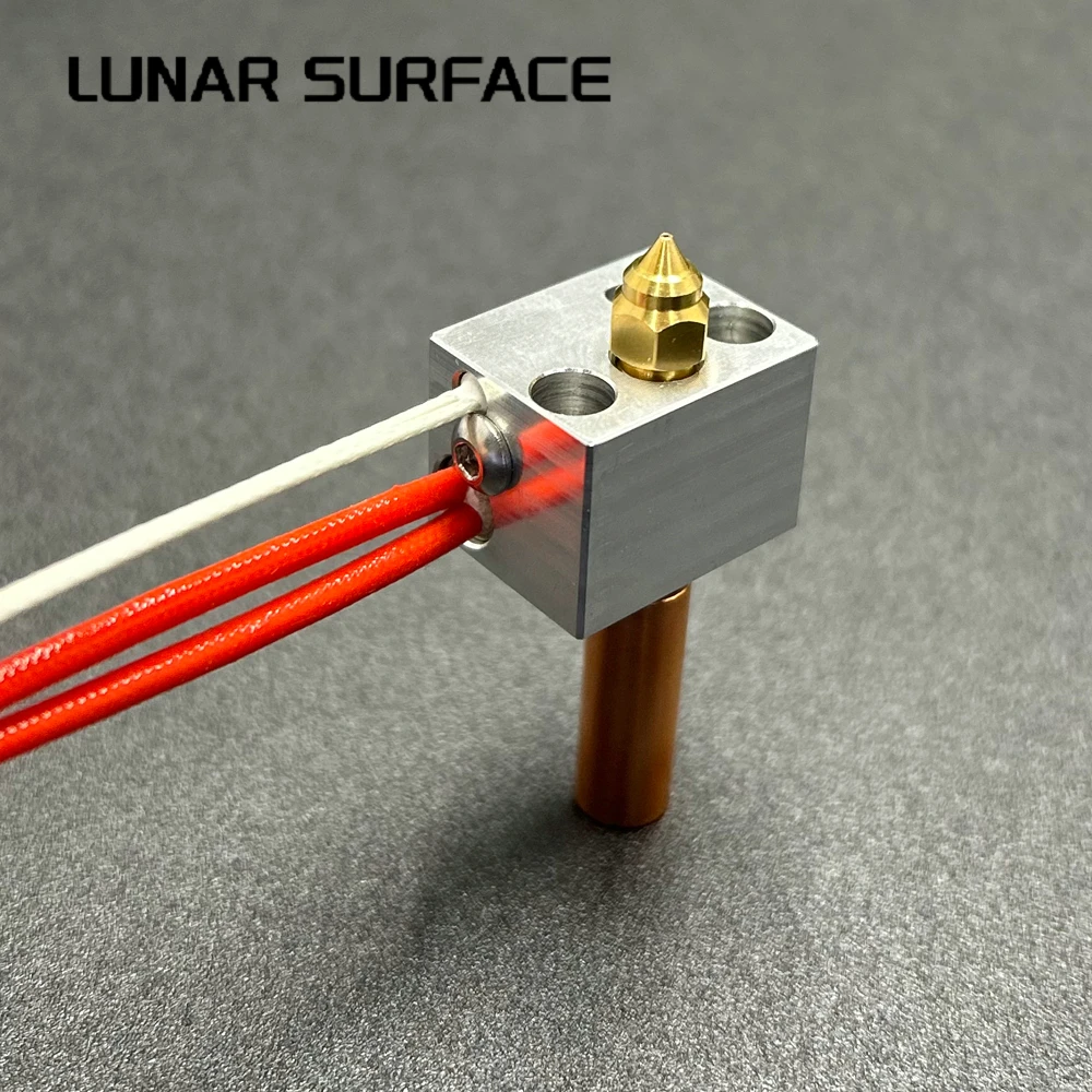 Фото Детали для принтера LS-3D Elegoo Нептун 4 /Pro Hotend Kit 24 в 50 Вт обновленный биметаллический тепловой разрыв нагревательный блок картридж нагревательный стержень №2