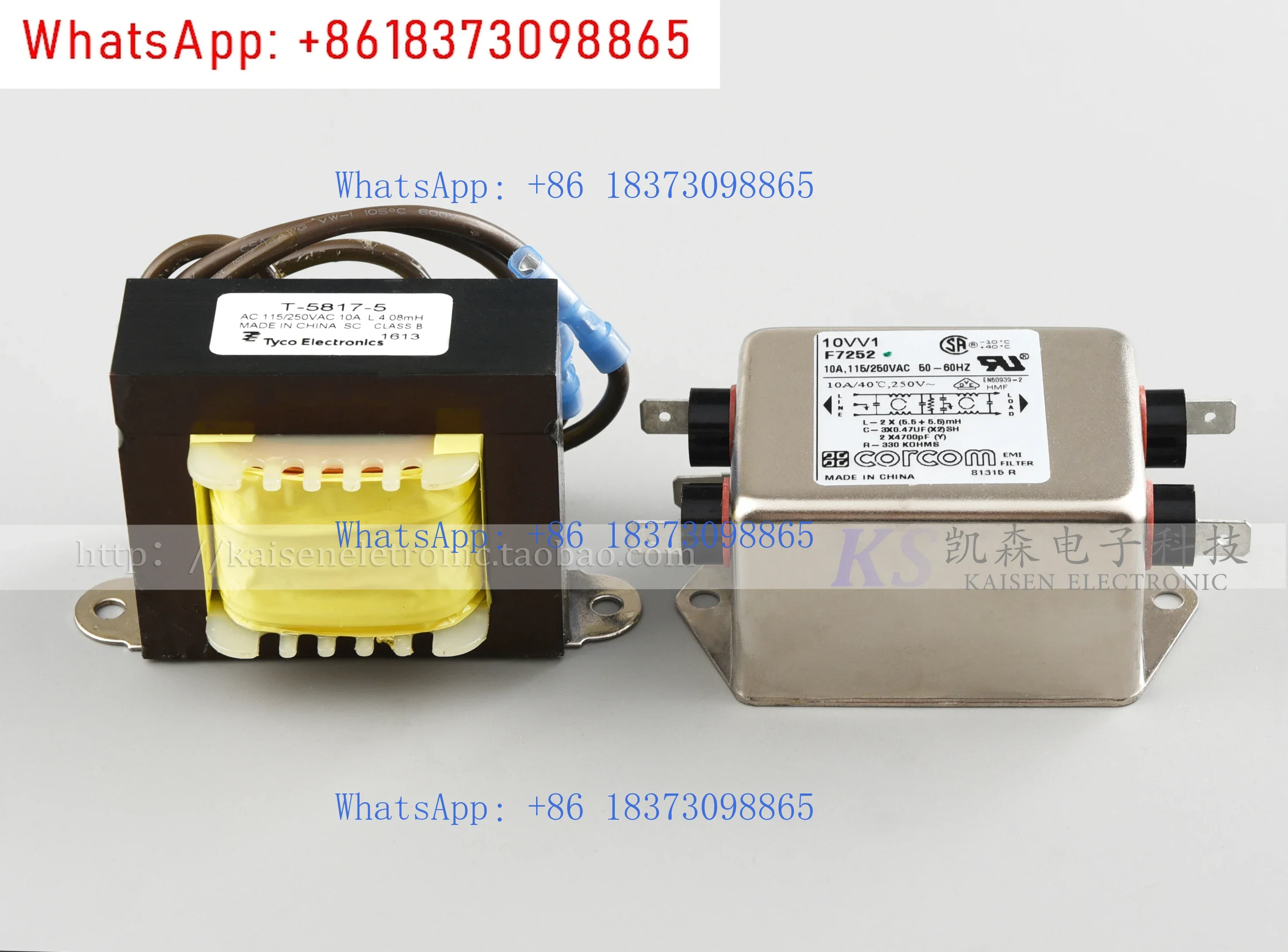 Фото 10VV1 10A F7252 6609043-3 Фильтр Corcom Anti-EMI VDE для беговых дорожек №5