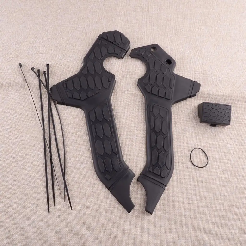

Black PP Plastic Motorcycle Frame Guard Cover Protector Anti-Scratch Board Kit Fit for Honda CRF300L