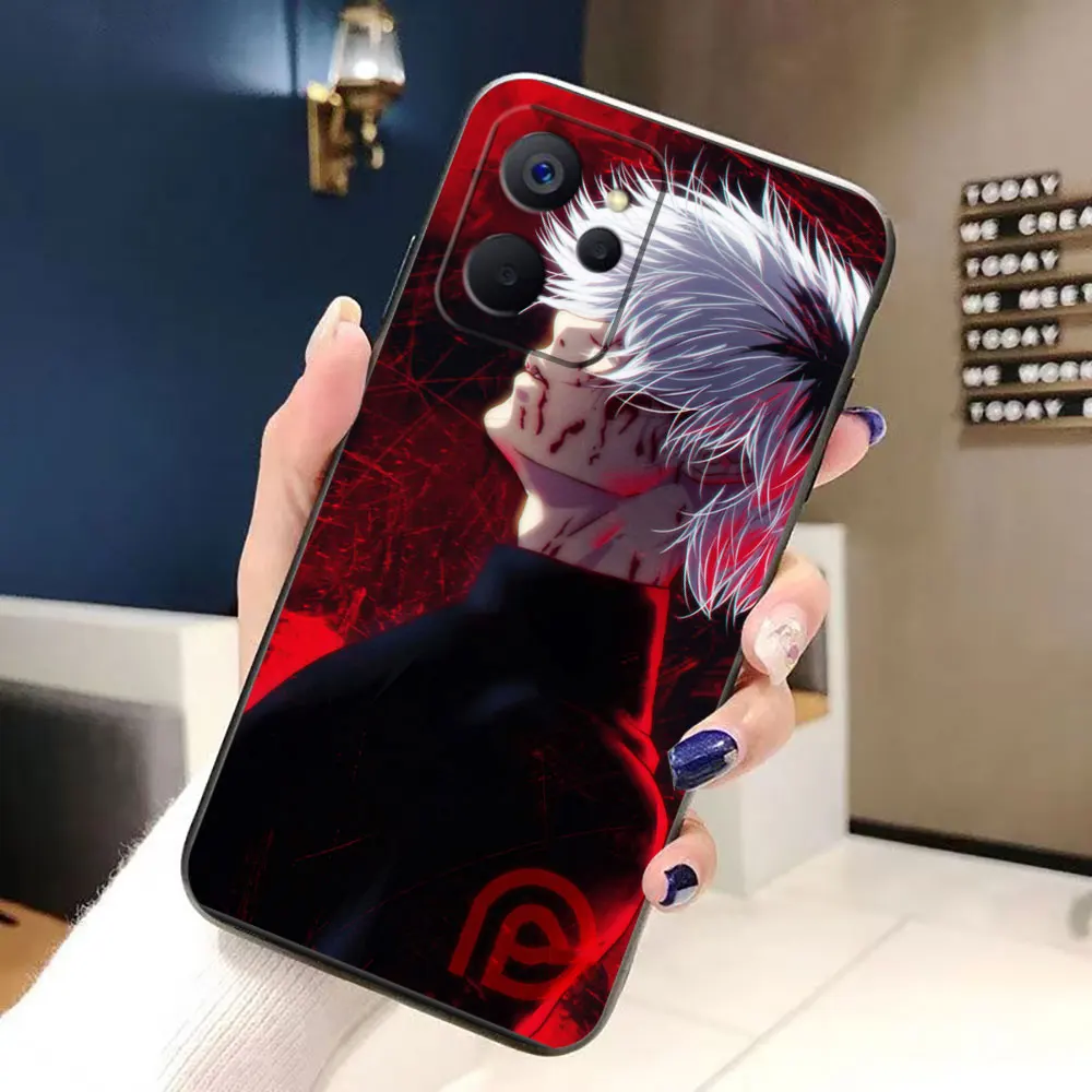 Фото Чехол для телефона Tokyos Ghouls Kanekis Ken для Realme 16 15 15T 14 13 12 11 10 9 9I 8 8I 7 7I PRO PLUS 5G, чехол-накладка DIY №4