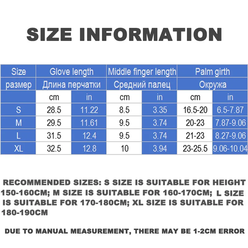 Men's Winter Warm Ski Gloves Outdoor Thick Snowboarding Windproof Waterproof for Riding Touch-Screen Skiing