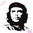 Индивидуальная наклейка Che Guevara, аксессуары для автомобиля, водостойкая наклейка, стильная наклейка, красивый декор для внедорожника, ПВХ 16x15 см