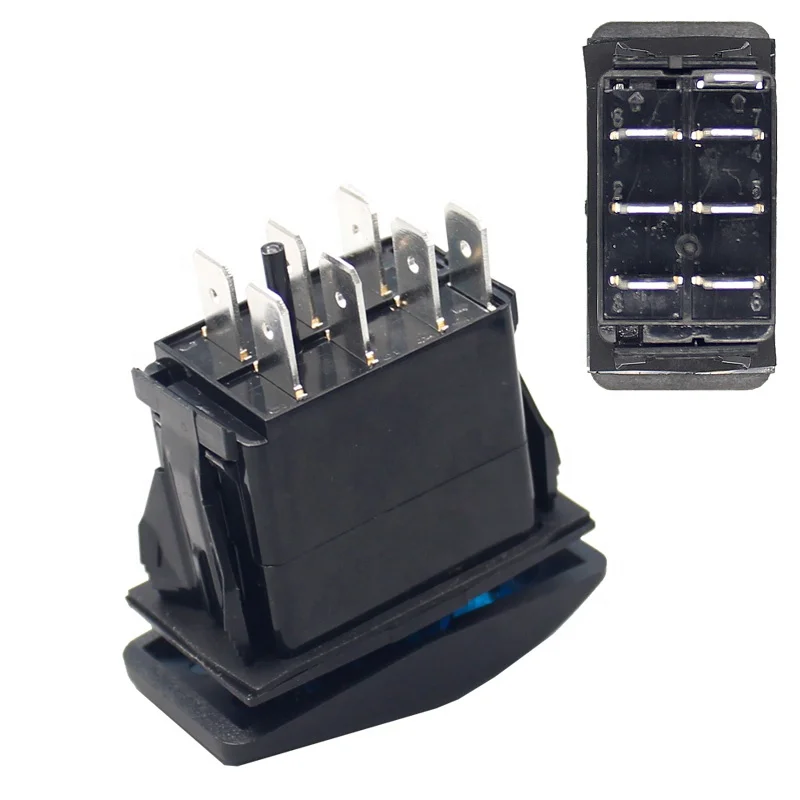 Морской водонепроницаемый 12-вольтовый RV светодиодный морской переключатель