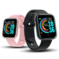 y68 smart watch men d20 pro fitness smartwatch heart rate monitor blood clock pressure sports tracker bracelet free shipping