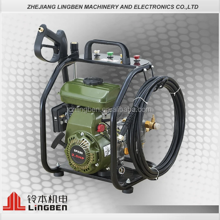 

Lingben China 130bar 1900PSI high pressure gasoline engine power washer