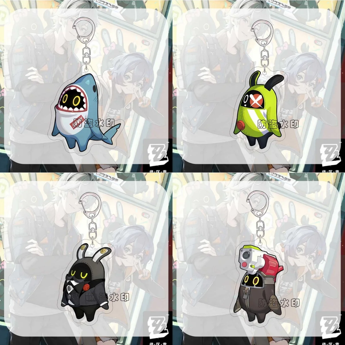 Брелок для ключей Game Zenless Zone Zero брелок аксессуары ZZERO Bangboo акриловая сумка