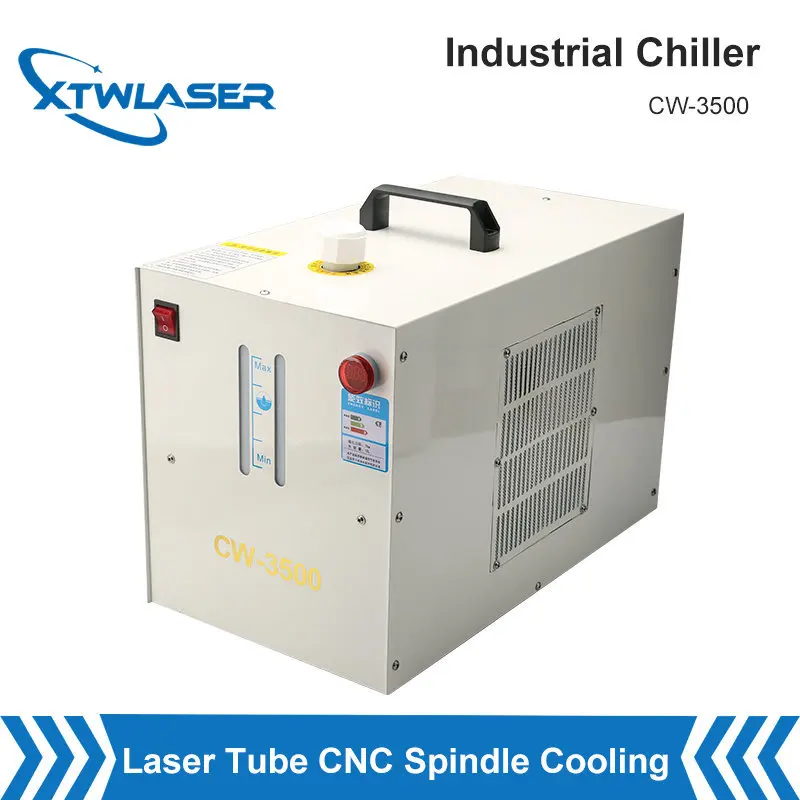 

Охладитель CW3500, портативный резервуар для циркулирующей холодной воды, используется для лазерной трубки CO2, охлаждающий CNC фрезерный станок...