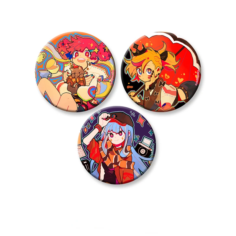 

Original 58mm MuseDash Badge Halloween Series Collection Game Coin Collection Battle Trainer Child Toy Gift