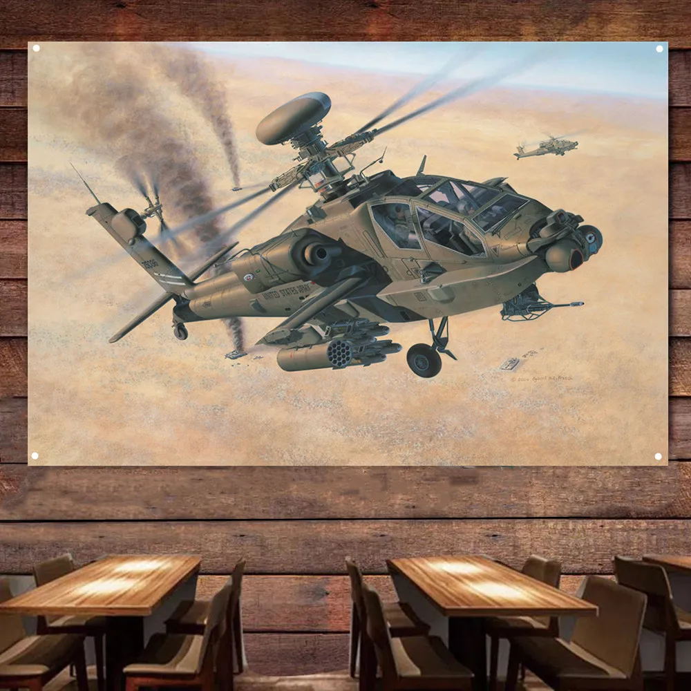 Женский плакат с длинным луком Апачи стиль США ВВС коллекционное искусство