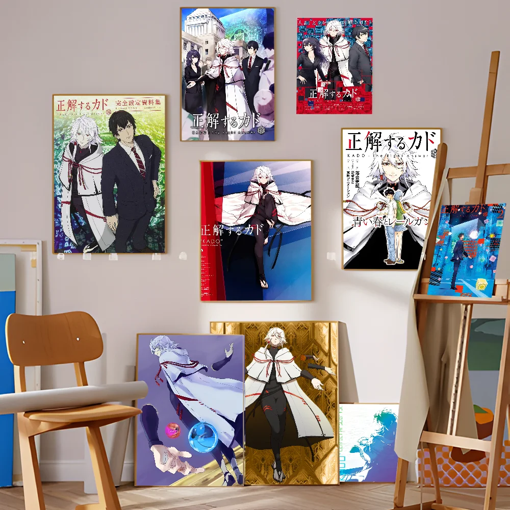 KADO The Righe Answer классические постеры с фильмами белая бумага наклейка сделай сам