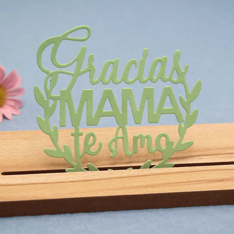 

Metal Cutting Dies Mother's Day Gift DIY Scrapbook Embossing Paper Cards Making Tool Craft Die Cut Knife Mould