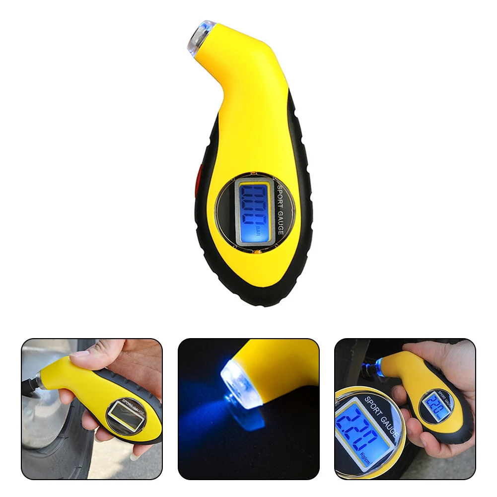 

LCD Digital Tire Air PSI High Pressure Specification Car Truck Instrument Tester Three Units Available: PSI, KPA, BAR
