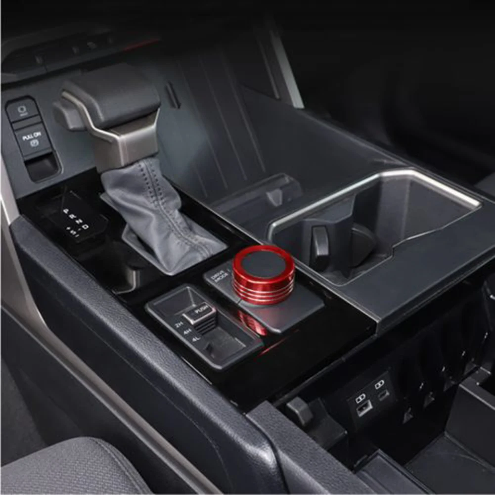 

Knob Trim Knob Ring Cover Replacement Spare Part 1pcs Accessories Aluminum Alloy Fittings For Tundra 2022 2023