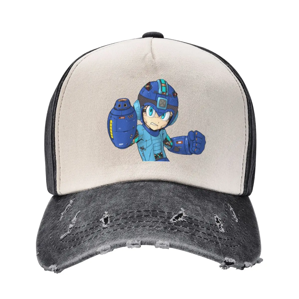 ХС Мех - Мегаман Бейсбольная кепка Fanart/Fanmade летняя шляпа чайная винтажные женские