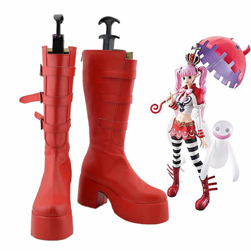 

ONE PIECE Perona Sabo Cosplay Shoes Boots Professional Handmade Shoes