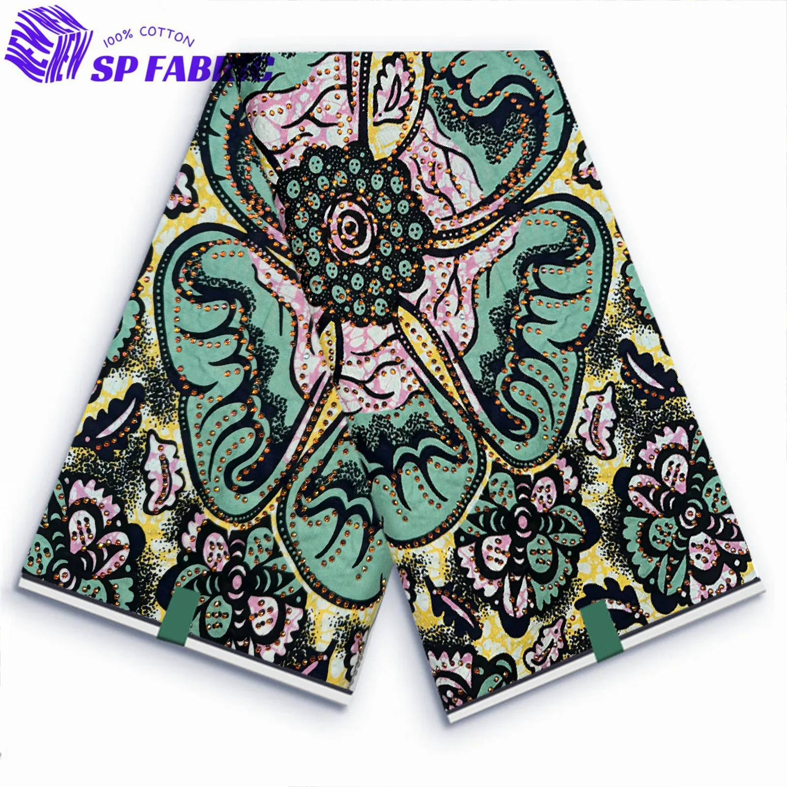 Настоящая восковая африканская ткань нигерийская Анкара принты блоков батик